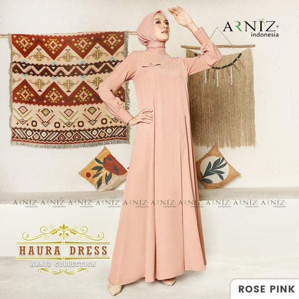 HAURA DRESS - ROSE PINK