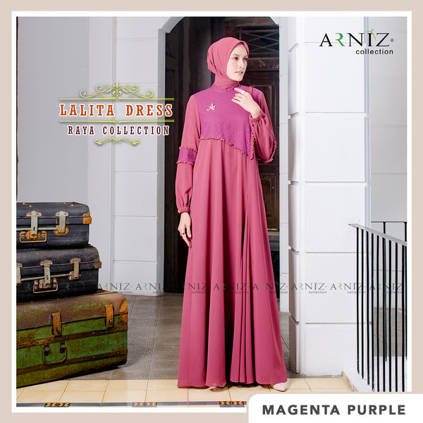 LALITA DRESS - MAGENTA PURPLE