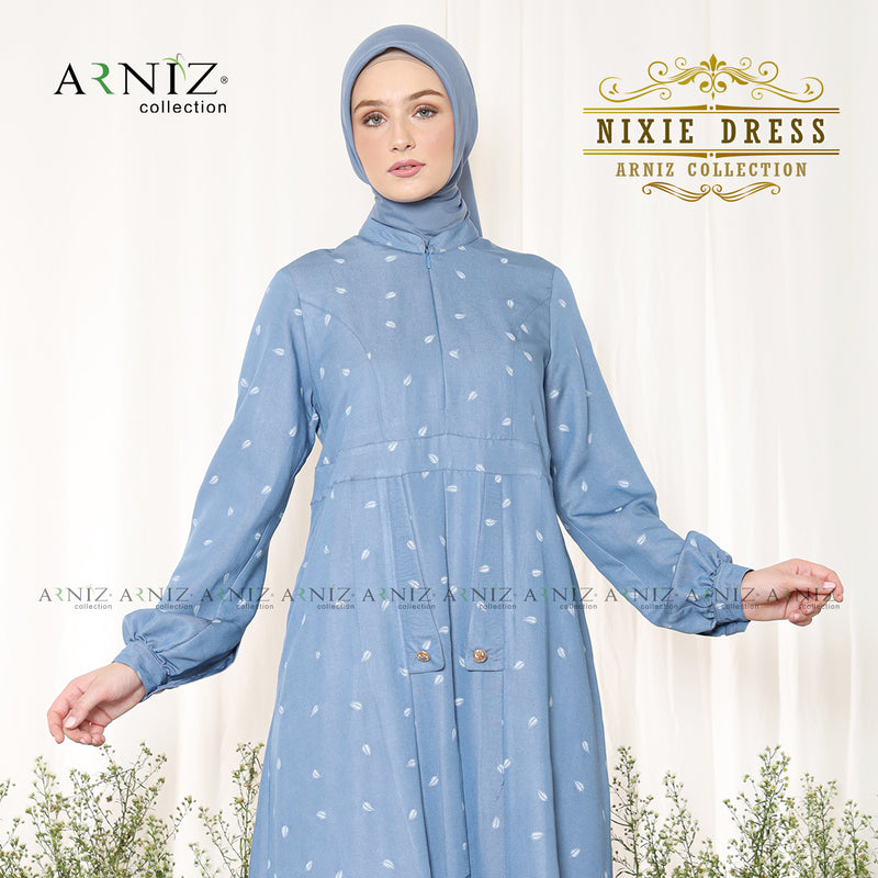 NIXIE DRESS - BABY BLUE