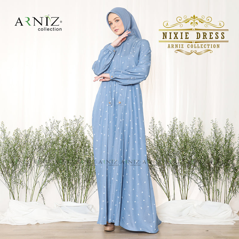 NIXIE DRESS - BABY BLUE